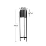 Outdoor Furniture Nordic Plants Stand Balcony Shelf Plant Green Succulent Iron Art Rack Simple Floor Light Flower Holders