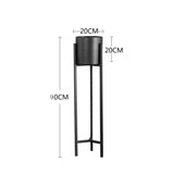 Outdoor Furniture Nordic Plants Stand Balcony Shelf Plant Green Succulent Iron Art Rack Simple Floor Light Flower Holders
